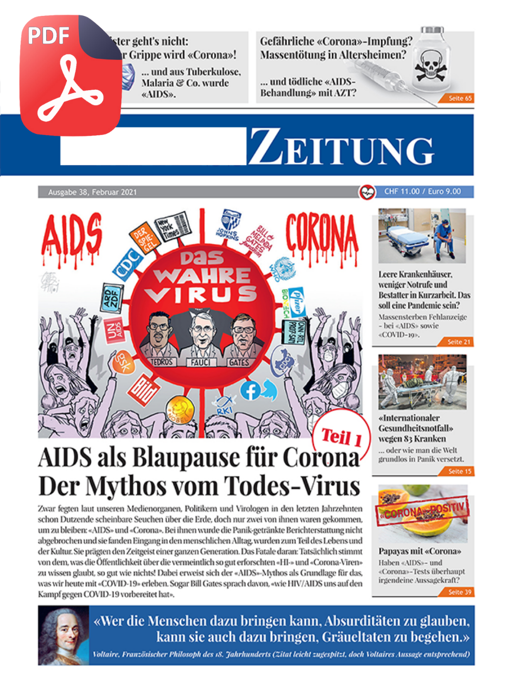 Ausgabe 38:  AIDS als Blaupause für Corona (Teil 1): Der Mythos vom Todes-Virus