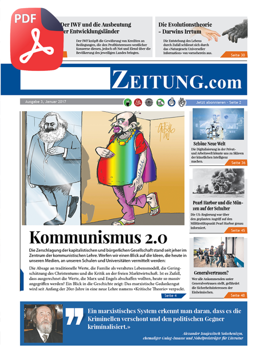 Ausgabe 03: Kommunismus 2.0 (Dossier Kulturmarxismus)