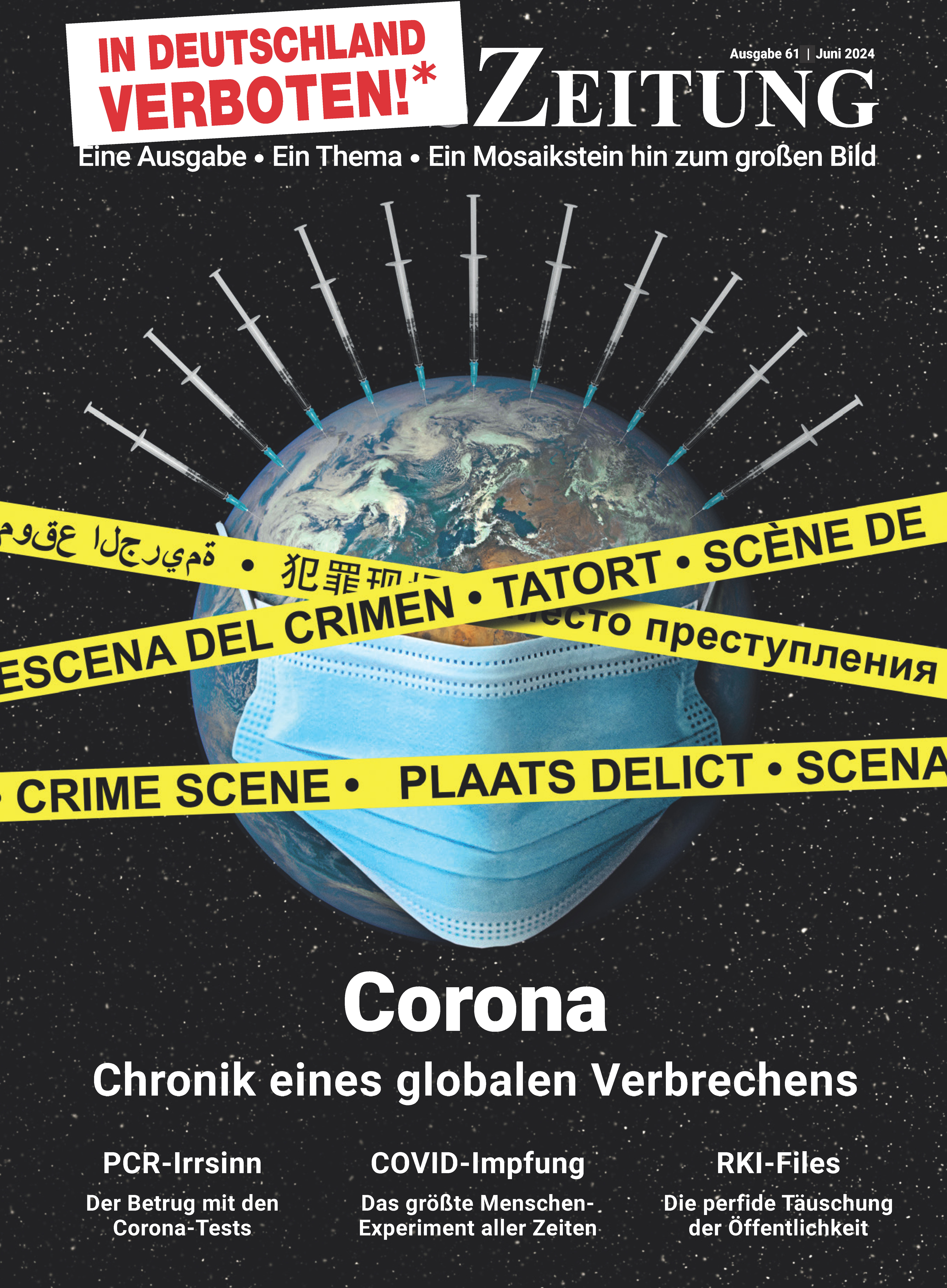 Ausgabe 61: Corona - Chronik eines globalen Verbrechens