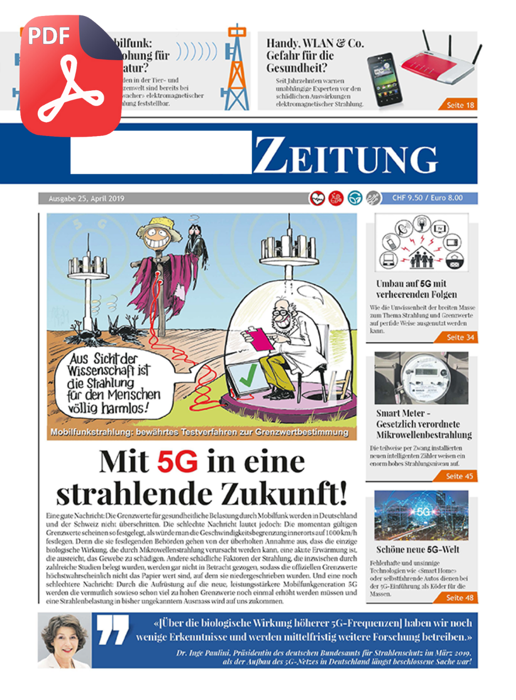 Ausgabe 25: Mit 5G in eine strahlende Zukunft!