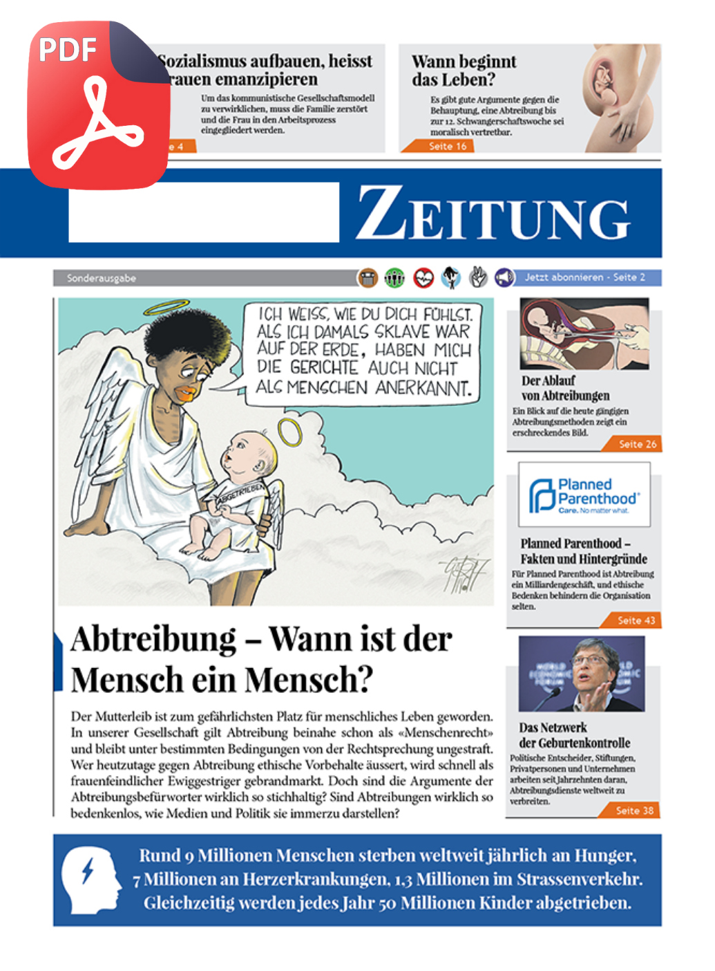 Ausgabe 07: Abtreibung – Wann ist der Mensch ein Mensch?